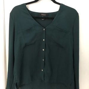 Hunter green Forever 21 Blouse